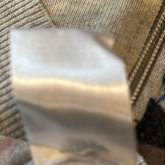 Desigual Artsy Gray Multi Zippered Cotton Knit Jacket Size Medium - Picture 5 of 12